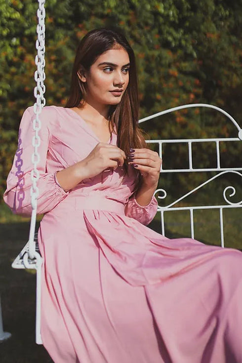 Ellie Pleated Pastel Dress